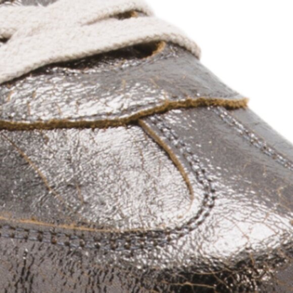 FUN VERBENAS Made In Spain Leather Metallic Sneakers - Picture 4 of 4